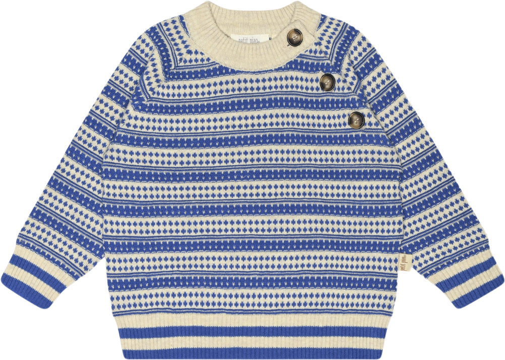 Oneck Light Nordic Knit Sweater